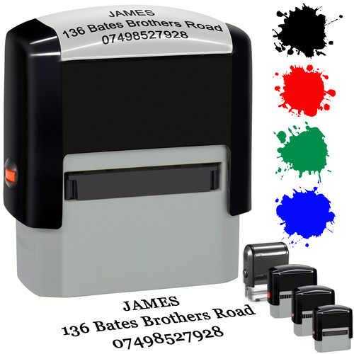Custom self inking rubber - custom,