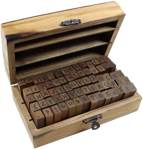 70pcs alphabet stamps - 70pcs,