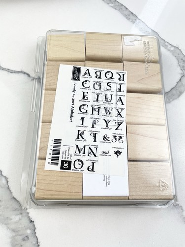 Stampin lovely letters - up,
